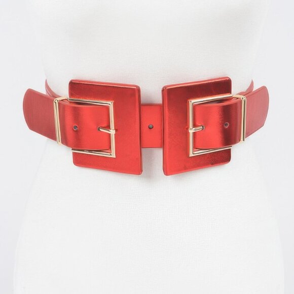 Two Buckle Elastic Belt main image 4